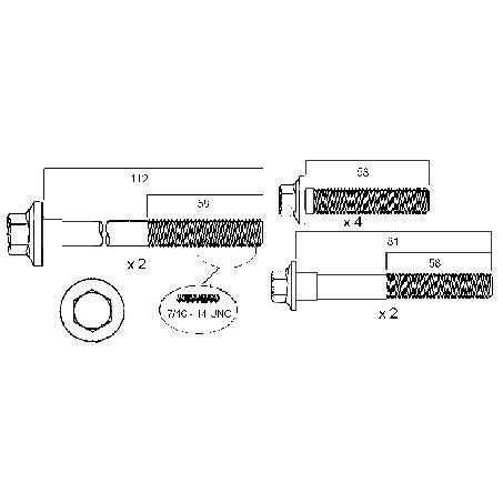 PERMASEAL Cylinder Head Bolt Set