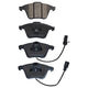 RDA GP MAX LOW METALLIC BRAKE PAD SET AUDI RDB2254