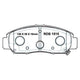 RDA PHANTOM CERAMIC BRAKE PAD SET HONDA MAZDA VAUXHALL RDC1515