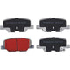 RDA PHANTOM CERAMIC REAR BRAKE PAD SET MAZDA MITSUBISHI PEUGEOT RDC2231