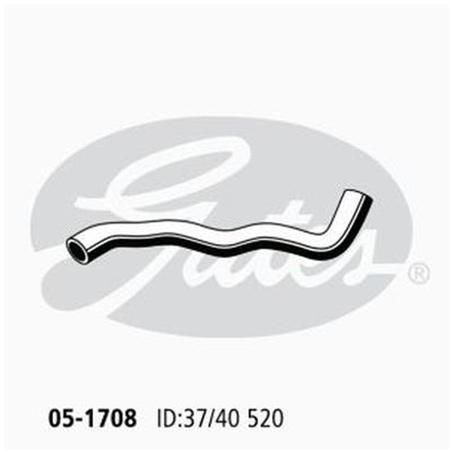 Gates Radiator Hose Upper 05-1708