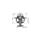 DAYCO THERMOSTAT 82 DEGREES C - 180 DEGREES F DT39A