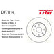 TRW Disc Brake Rotor 278mm x 22 Min