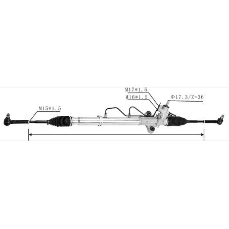 SAS AUTO PARTS SAS Steering Rack Assembly SR2010