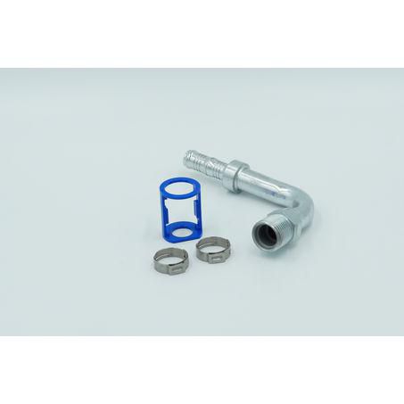 Burgaflex Steel Fitting # 10 MIOR - Reduced Burgaclip #10 90° SCX1823