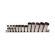 T & E TOOLS T&E 3/8in Drive Metric Deep Sockets 12 Point 12pc 93512