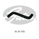 Gates Radiator Hose Upper 05-0496