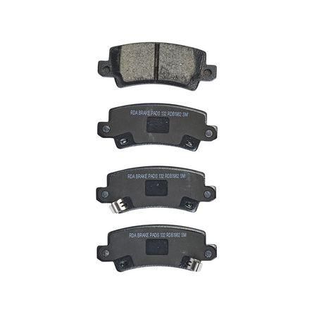 REAR DISC BRAKE PADS - TOYOTA COROLLA ZZE122R 01- DB1920F