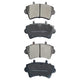 RDA BRAKES RDA GP Max General Purpose Low Metallic Brake Pad Set RDB2107