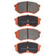 RDA BRAKES RDA GP Max General Purpose Low Metallic Brake Pad Set RDB1141
