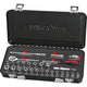 Repco 27 Piece AF & Metric 1/4 inch Socket Set RTK3253