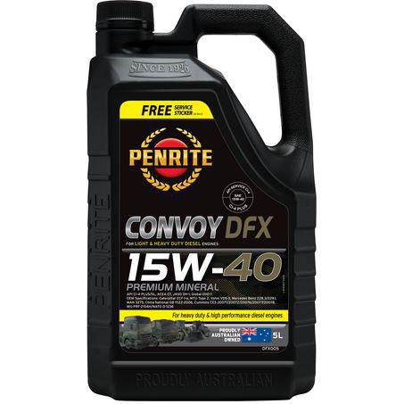 Penrite Convoy Diesel FX 15W-40 Engine Oil 5L