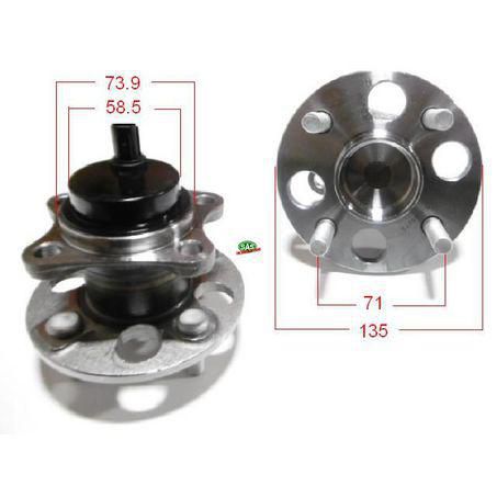 SAS AUTO PARTS SAS Wheel Hub HA5075