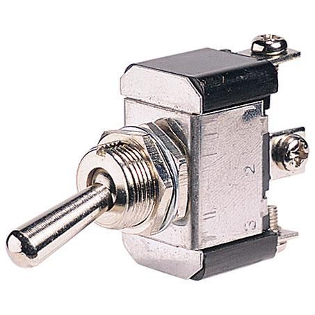 Narva Metal Toggle Switch On/Off/On SPDT (Contacts Rated 20A @ 12V)