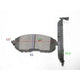 Royale Ceramic Ultra Brake Pad Set L:137 H:53 T:16.8 - BP1485