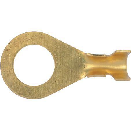 OEX Crimp Terminal Ring Brass ID 8.4mm Non Insulated 100 Pce