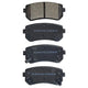 RDA GP MAX LOW METALLIC BRAKE PAD SET HYUNDAI KIA RDB2090