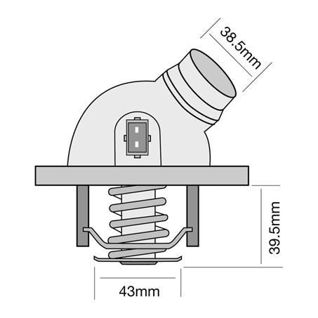 Tridon Thermostat - 105 Degrees C TT468-221P