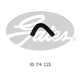 Gates Moulded Heater Hose 02-0611