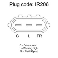 OEX Alternator 12V 120A Valeo Style - See Note VXA025