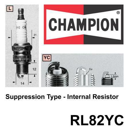 Champion Copper Plus Spark Plug RL82YC