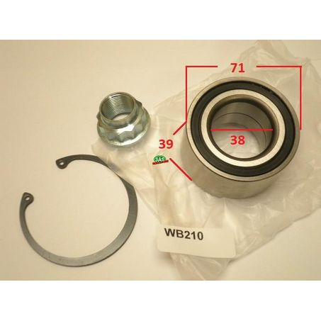 SAS AUTO PARTS WHEEL BEARING KIT WB210