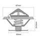 Tridon Thermostat - 67mm - 82 Degrees C TT248-180