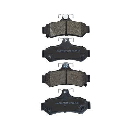 RDA GP MAX LOW METALLIC BRAKE PAD SET TOYOTA AURION AVALON CAMRY RDB1475