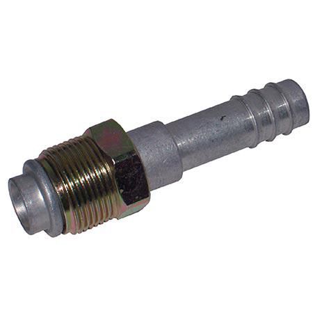 Atco Aluminium Fitting # 10 MOR - Barb #10 Straight AFX1403