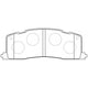 PROSELECT REAR BRAKE PADS - TOYOTA CAMRY MCV1 VCV1 CERAMIC 91-96