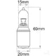 OEX M5 Globe 12V 25/25W Standard 1 Pce GLX14510