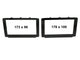 METRA 95-8238B GLOSS BLACK DOUBLE DIN DASH KIT | 2015-2018 SUITS TOYOTA HILUX (FRAMES)