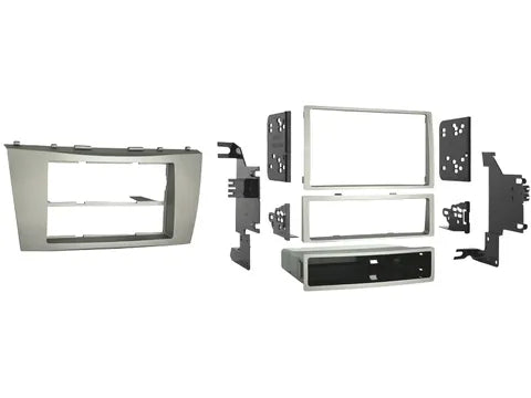 Metra 95-8242B Silver Dash Kit for 2006-2011 Toyota Camry | Single/Double DIN Installation