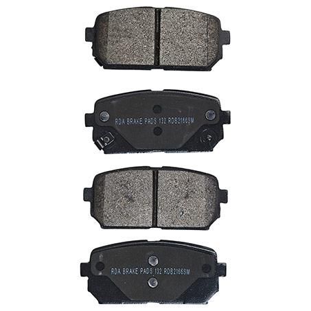 RDA BRAKES RDA GP Max General Purpose Low Metallic Brake Pad Set RDB2166
