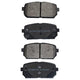 RDA BRAKES RDA GP Max General Purpose Low Metallic Brake Pad Set RDB2166