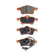 RDA BRAKES RDA GP Max General Purpose Low Metallic Brake Pad Set RDB1967
