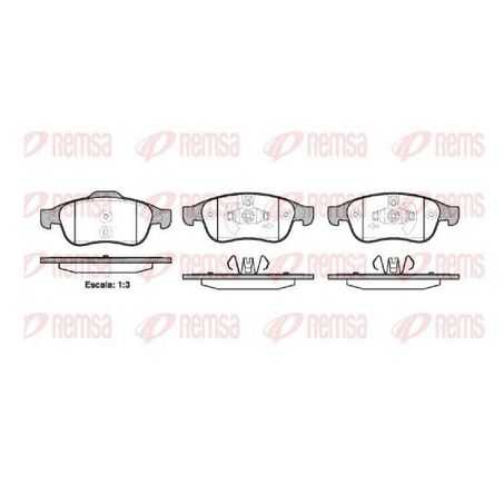 Remsa HPT Brake Pad Set (DB2276) RENAULT - 1248 10