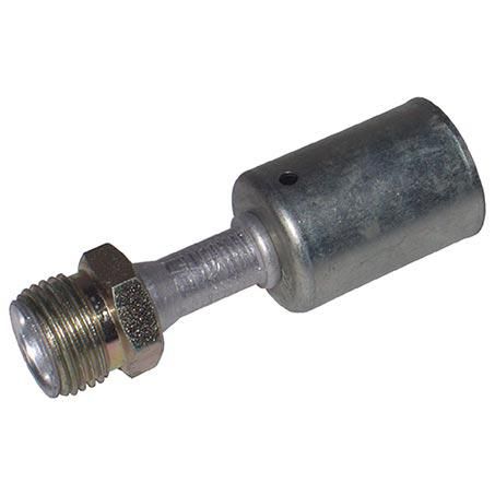 Atco Aluminium Fitting # 8 MIOR - Beadlock #8 Straight BLX1802
