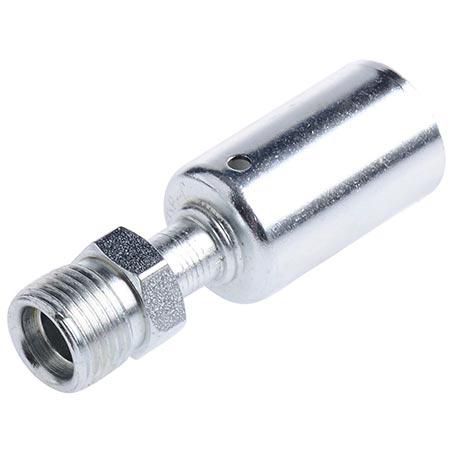 Atco Steel Fitting # 6 MIOR - Beadlock #6 Straight SBX1801