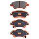 RDA BRAKES RDA GP Max General Purpose Low Metallic Brake Pad Set RDB2182