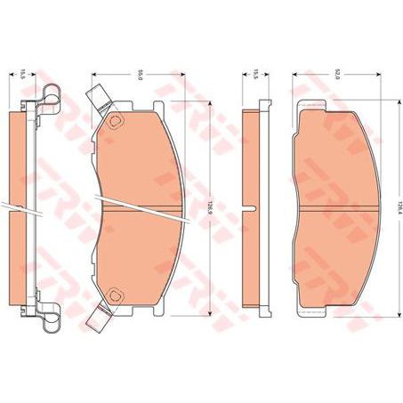 TRW Brake Pad Set (DB1276)