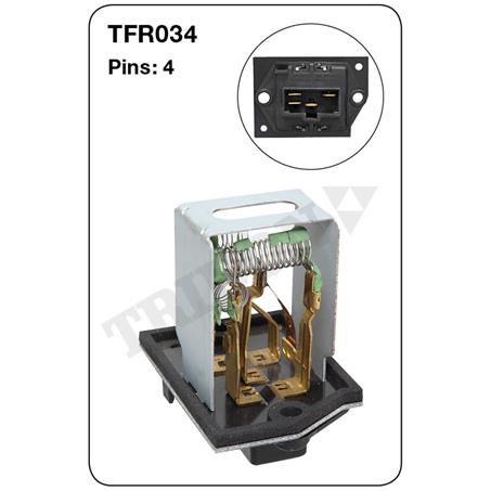 Tridon Heater Fan Resistor TFR034