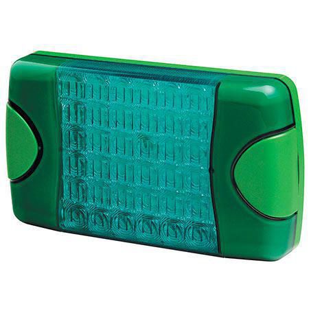HELLA DuraLED Multi-Flash Strobe Signal Lamp Strobe Green 9-33V Surface Mount 95903781