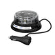 ECCO 12/24V Amber Beacon Clear Lens, Low Profile , Magnetic Mount EB5104CA