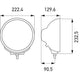 HELLA Luminator 3.0 LED Driving Lamp Pencil Beam Black 9-32V 1F8016560011