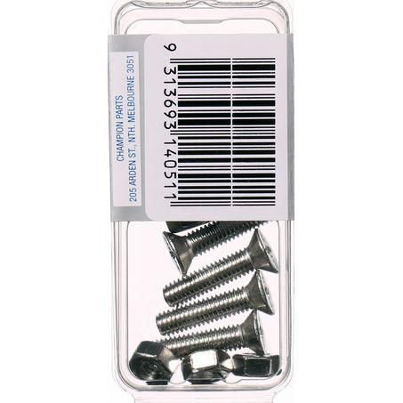 CHAMPION AUTO PARTS Champion Screw & Nut Pack 6 x 25 CSP21