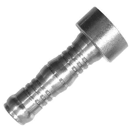 Burgaflex Aluminium Fitting # 8 Weld On - Burgaclip #8 Straight 54743-08-08A-K