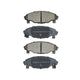 RDA GP MAX LOW METALLIC BRAKE PAD SET DAIHATSU CHARADE PYZAR RDB1271