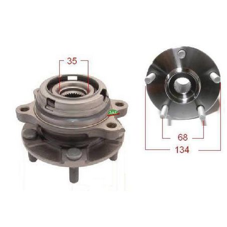 SAS AUTO PARTS HUB WH107R