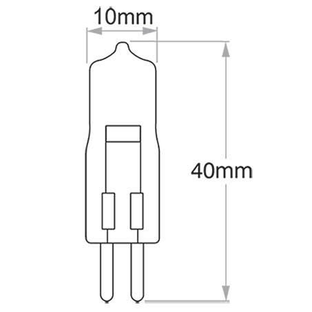 PHILIPS Bi Pin Globe 24V 150W Standard G6.35 7158
